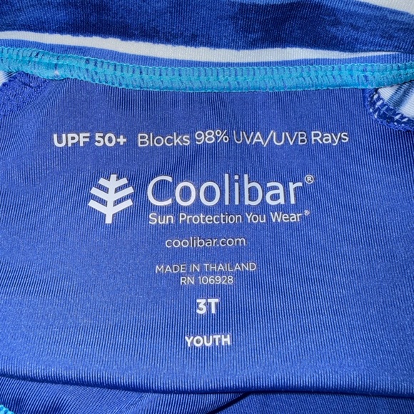 NWOT Coolibar Baby Beach One-Piece Swimsuit featuring UPF 50+ sun protection 3T - Picture 6 of 10